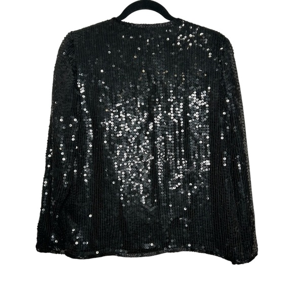 Stenay Black Vintage Heavily Beaded/Sequined Evening/Event Jacket Sz S - Picture 2 of 11